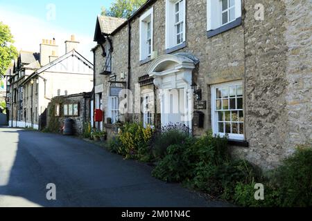 The Old Post Office village store and tea rooms in Church Street, Beetham, Milnthorpe, Cumbria, England, United Kingdom Stock Photo