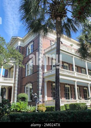 A view of the Williams Mansion in Charleston, South Carolina Stock Photo