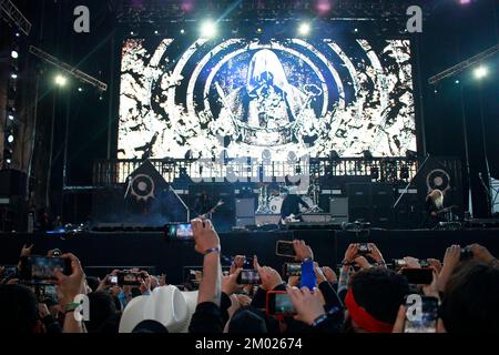 Toluca, Mexico. 02nd Dec, 2022. The Swedish guitarist Yngwie Malmsteen, performs on the Hell stage during the Hell and Heaven Metal Fest at Pegasus forum. on December 2, 2022 in Toluca, Mexico. (Credit Image: © Carlos Santiago/eyepix via ZUMA Press Wire) Stock Photo