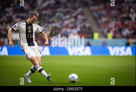 Doha, Qatar. 1st Dec, 2022.  Lukas Klostermann (Deutschland) Costa Rica - Germany Costa Rica - Deutschland World Cup 2022 in Qatar 01.12.2022 Credit: Stock Photo