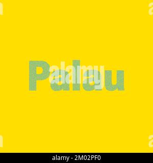 Palau Map Silhouette Pixelated generative pattern illustration Stock ...