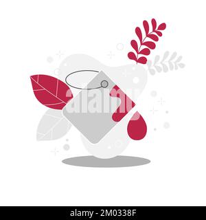 Artist concept - fill tool.High quality symbol in the modern color of the year 2023 Viva Magenta. For banner and web design, mobile apps. Paint bucket Stock Vector