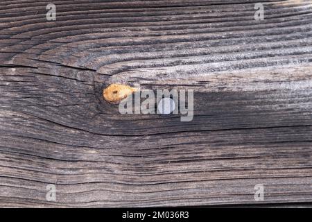 The old wood texture with natural patterns. Stock Photo