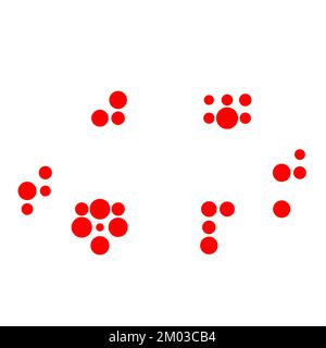 Switzerland Map Silhouette Pixelated generative pattern illustration Stock Vector