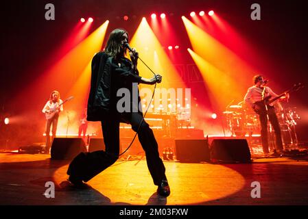 Brixton, London, UK. 03rd Dec, 2022. Rock band Blossoms performing in concert at O2 Academy Brixton, London. Credit: John Barry/Alamy Live News Stock Photo