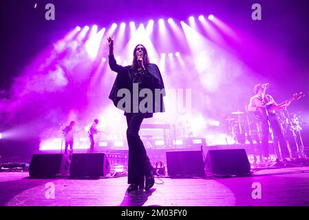 Brixton, London, UK. 03rd Dec, 2022. Rock band Blossoms performing in concert at O2 Academy Brixton, London. Credit: John Barry/Alamy Live News Stock Photo