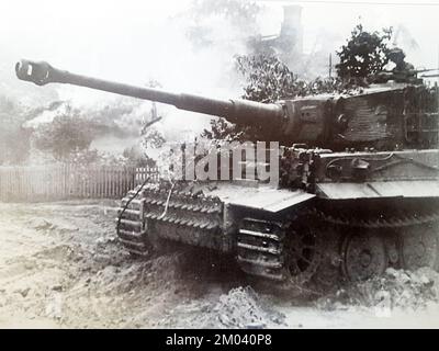 German Tiger Tank on the Eastern Front 1944 Stock Photo - Alamy