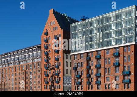 Old warehouse named Stadtlagerhaus in Hamburg in Germany Stock Photo