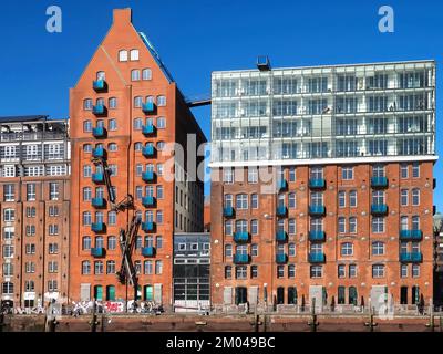 Old warehouse named Stadtlagerhaus in Hamburg in Germany Stock Photo