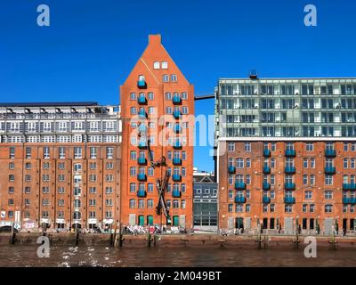 Old warehouse named Stadtlagerhaus in Hamburg in Germany Stock Photo