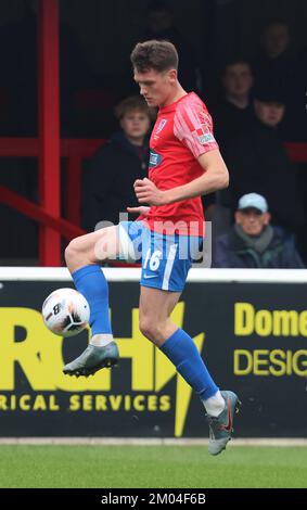 DAGENHAM ENGLAND - DECEMBER 03 : Dagenham & Redbridge's Myles Weston ...