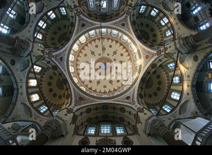 Located in Istanbul, Turkey, the Kara Ahmet Pasha Mosque and Tomb was built in the 16th century by Mimar Sinan. Stock Photo