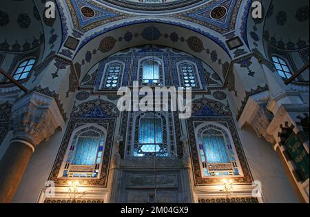 Located in Istanbul, Turkey, the Kara Ahmet Pasha Mosque and Tomb was built in the 16th century by Mimar Sinan. Stock Photo