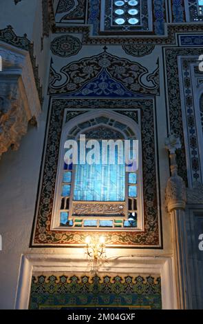 Located in Istanbul, Turkey, the Kara Ahmet Pasha Mosque and Tomb was built in the 16th century by Mimar Sinan. Stock Photo