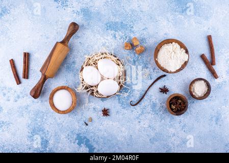 New year and Christmas baking concept Stock Photo