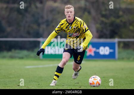 BURGH-HAAMSTEDE, NETHERLANDS - DECEMBER 4: Jens Jonsson of AEK Athens ...