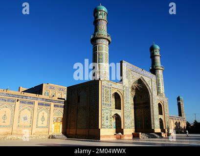 Herat in western Afghanistan. The Great Mosque of Herat (Friday Mosque or Jama Masjid). Stock Photo