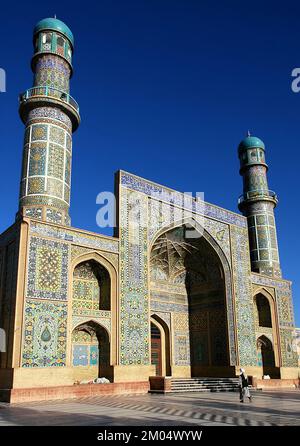 Herat in western Afghanistan. The Great Mosque of Herat (Friday Mosque or Jama Masjid). Stock Photo