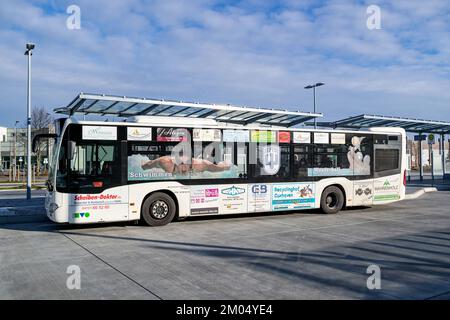 KVG Mercedes-Benz Citaro bus at Cuxhaven central bus station Stock Photo