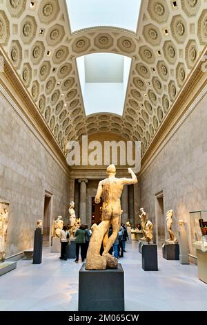New York. Manhattan. United States. The Metropolitan Museum of Art. Greek and Roman Art Stock Photo