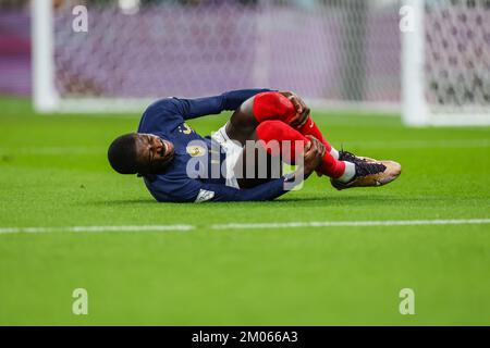 Doha, Qatar. 04th Dec, 2022. Ousmane Dembélé France player during a match against Poland valid for the round of 16 of the World Cup in Qatar at Estadio Al-Thumama in Doha, Qatar. December 04, 2022 Credit: Brazil Photo Press/Alamy Live News Stock Photo