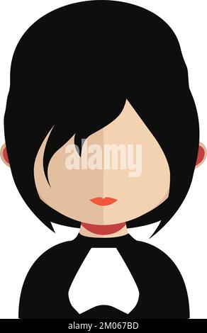 Beautiful Woman and Man Avatar design concepts done in Adobe illustrator, eps, vector Stock Vector