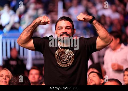 ORLANDO, FL, ORLANDO, FL, USA. 3rd Dec, 2022. ORLANDO, FL - December 3: Mike Perry in attendance at Amway Center for UFC Orlando - Thompson vs Holland : Evevnt on December 3, 2022 in ORLANDO, FL, United States. (Credit Image: © Louis Grasse/PX Imagens via ZUMA Press Wire) Stock Photo