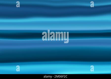 Abstract blue color wave. Long horizontal background. Horizontally. Stock Photo