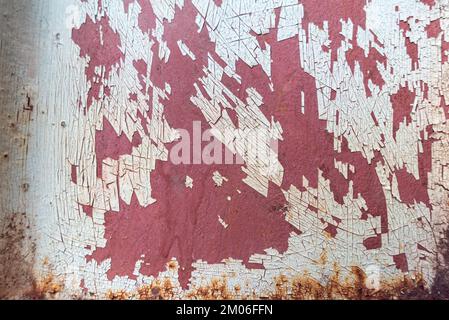 Old rusty metal plate crack for digital retouch . Stock Photo