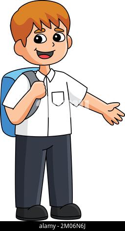 100th Day Of School Bag Cartoon Colored Clipart Stock Vector Image ...