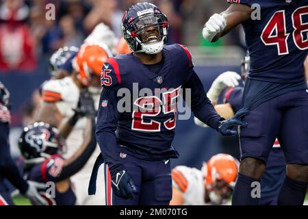 September 18, 2022: Denver Broncos running back Javonte Williams (33)  hurdles Houston Texans cornerback Desmond King II (25) in the football game  between the Denver Broncos and Houston Texans at Empower Field