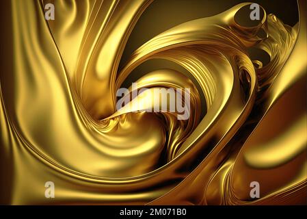 metallic gold texture background and material template. Close-up of golden  metal for texture. 3D illustration and background Stock Photo - Alamy
