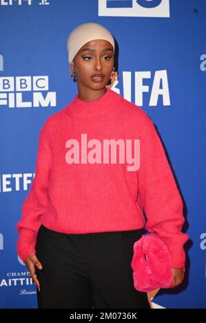 Old Billingsgate, London, UK. 4th December 2022: Kosar Ali attends the 25th British Independent Film Awards. Credit: See Li/Picture Capital/Alamy Live News Stock Photo