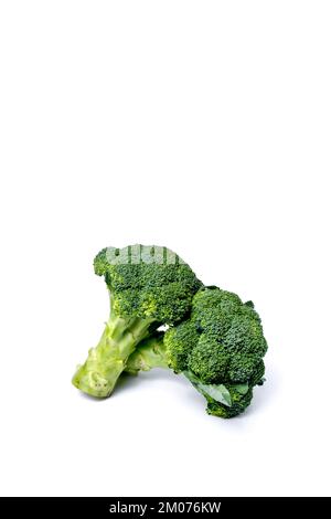 Fresh broccoli isolated on white background. Clipping path included. Stock Photo