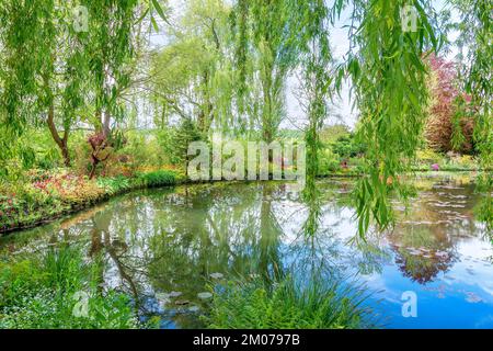 Claude Monet's water garden in Giverny, France Stock Photo