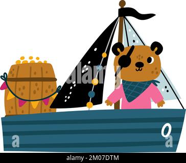 cute sailor bear Stock Vector Image & Art - Alamy