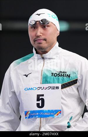 Tokyo, Japan. 4th Dec, 2022. Shinri Shioura Swimming : Japan Open 2022 Men's 50m Freestyle Final at Tatsumi International Swimming Center in Tokyo, Japan . Credit: AFLO SPORT/Alamy Live News Stock Photo