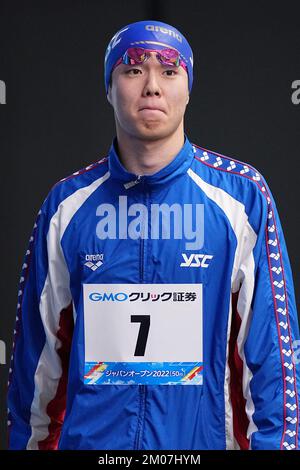 Tokyo, Japan. 4th Dec, 2022. Tomonobu Gomi Swimming : Japan Open 2022 Men's 50m Freestyle Final at Tatsumi International Swimming Center in Tokyo, Japan . Credit: AFLO SPORT/Alamy Live News Stock Photo