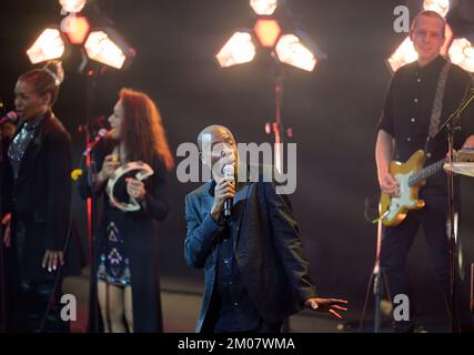 Andrew ROACHFORD, singer, presentation of the German Sustainability ...