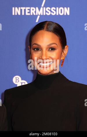 London, UK. 4 December 2022. Alesha Dixon and Azuka Ononye attending the  British Independent Film Awards ceremony at Old Billingsgate in east  London. Picture date: Sunday December 4, 2022. Photo credit should