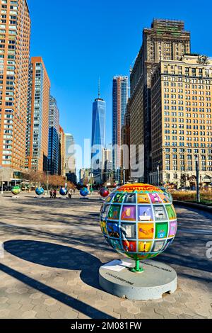 New York. Manhattan. United States. One World Trade Center Stock Photo