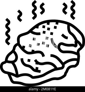 meat rotten food line icon vector illustration Stock Vector Image & Art ...