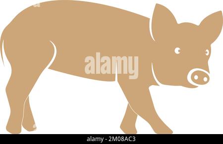 this is pig vector element design Stock Vector