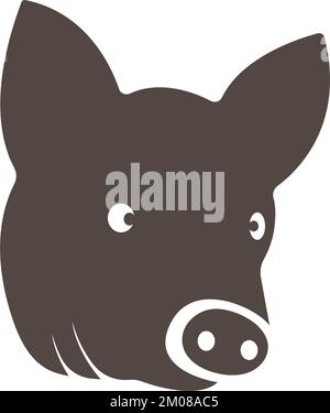 this is pig vector element design Stock Vector