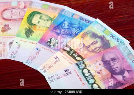 Cape Verdean money - escudo a business background Stock Photo