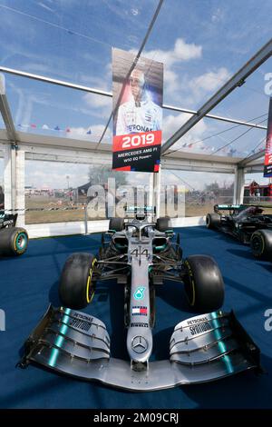 Lewis Hamilton, Mercedes AMG F1 W10 EQ Power+, Mercedes AMG F1, Circuit de Catalunya, winter Test 2109 Stock Photo