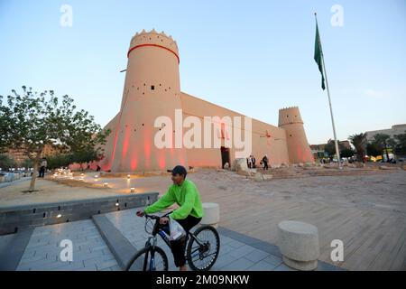 Riyadh. 4th Dec, 2022. This photo taken on Dec. 4, 2022 shows Al Masmak Palace Museum in Riyadh, Saudi Arabia. Credit: Sui Xiankai/Xinhua/Alamy Live News Stock Photo