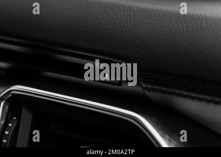 Car audio system front panel Stock Photo