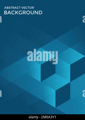 Isometric abstract cover, poster, background vector design Stock Vector ...