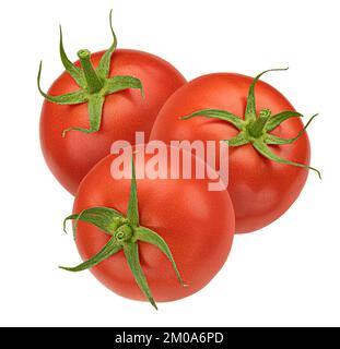 Cherry tomatoes isolated on white background Stock Photo